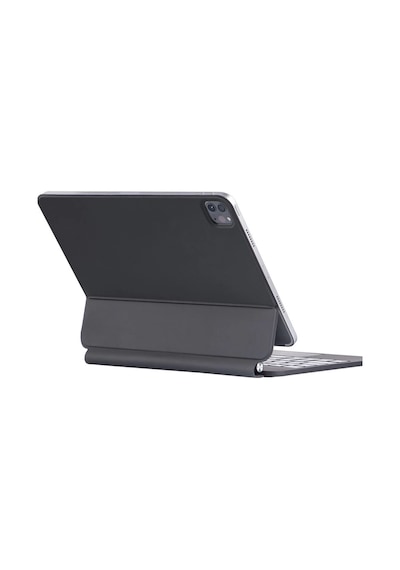 Apple iPad Uyumlu  Pro 13 2024 Kılıf X9p Magic Manyetik Klavyeli Tablet Kılıfı - Siyah Diğer