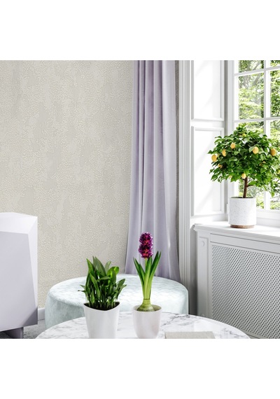 Adawall Düz Desen Duvar Kağıdı Rococo 1402-3/15, Bej, 1.06x15.6m - 16.5m²