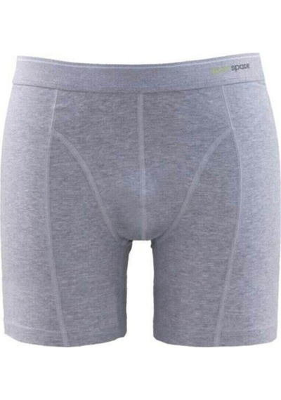 Blackspade Erkek Pamuk Elastan Retro Boxer Tender Cotton 9216 - Gri Melanj