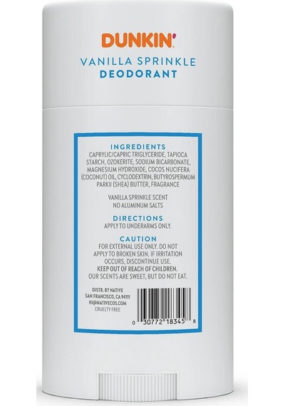 Native Dunkin Vanilla Sprinkle Alüminyumsuz Stick Deodorant 75gr