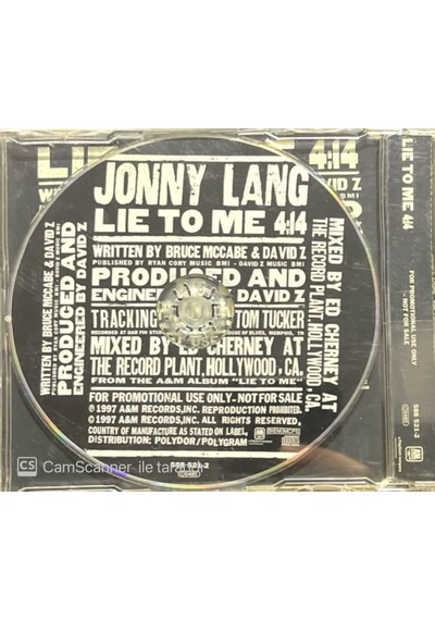 Johnny Lang Lie To Me Maxi Single Cd