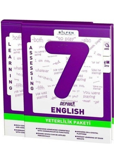 Bilfen Yayınları 7. Sınıf Ingilizce Depar Yeterlilik Paketi