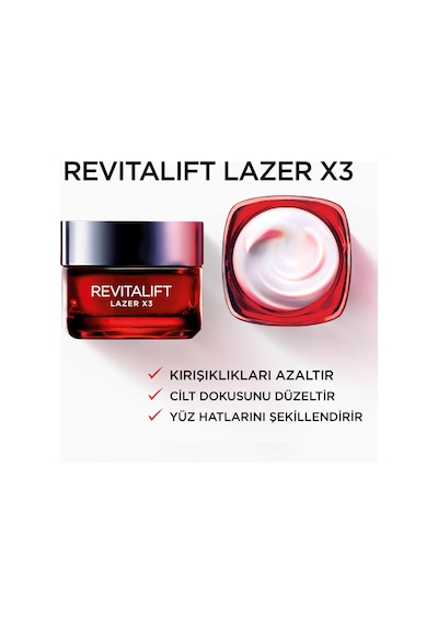 L'Oreal Paris Dermo Exp.Revıtalıft Lazer x3 Bakım Kremi 50 ML