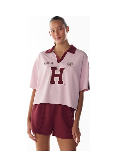 Penti Pembe Harvard Jersey Kısa Kollu Tişört Pk24