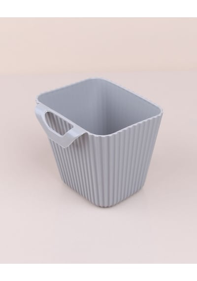 Duvara Asılan Çok Amaçlı Organizer - 2&amp 39 Li Saksı Set Koyu Gri