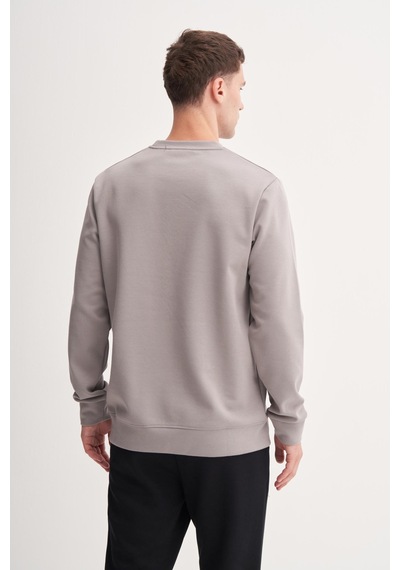 Cazador 53270 Erkek Bisiklet Yaka Sweatshirt Gri