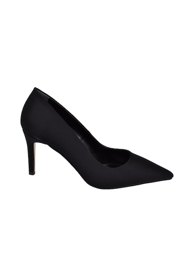 Pullman 8 Cm İnce Topuk Kadın Stiletto Pl-89gv Siyah Saten