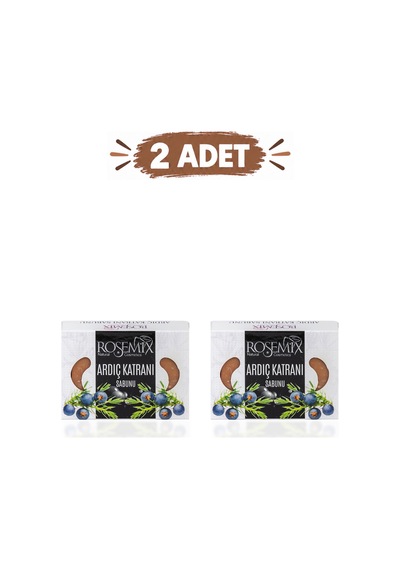 Rosemix - 779 - - Ardıç Katranı Sabun Kutulu 90gr - 2 Adetlik - Shophnrl - Set Ürün Diğer