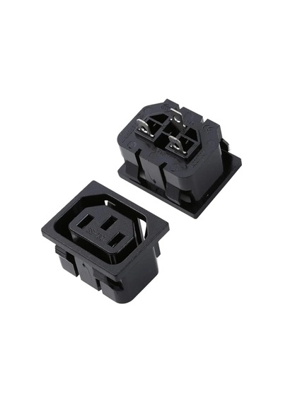 Mr-212d Bilgisayar Power Soket Dişi Kulaksız C15 Fiş Söketi