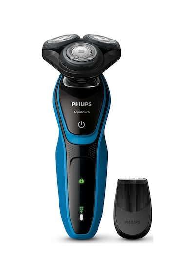 Philips Aquatouch Akülü Islak Ve Kuru Elektrikli Tıraş Makinesi Siyah/mavi S5420