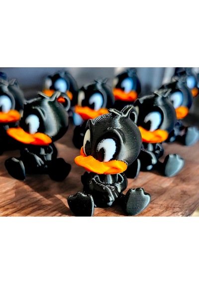 Bebek Duffy Duck Tasarımlı Sevimli Anahtarlık Ve Çanta Aksesuarı 2 Adet