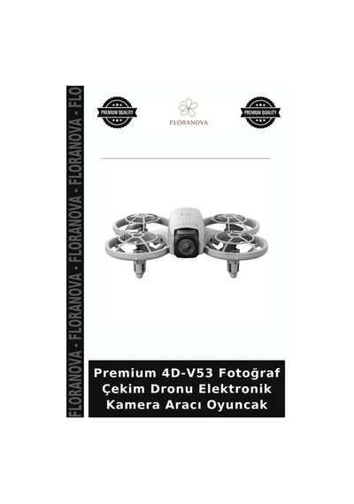Premium 4d-v53 Fotoğraf Çekim Dronu Elektronik Kamera Aracı Oyuncak