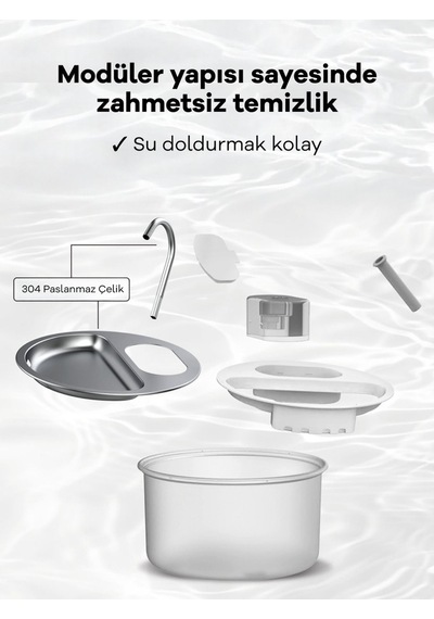 Evcil Hayvan 4 Litre Akıllı Su Kabı
