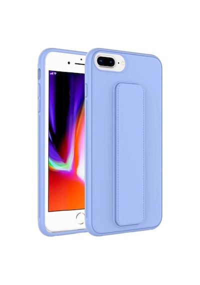 Apple Uyumlu iPhone 7 Plus Kılıf Zore Qstand Kapak Lila