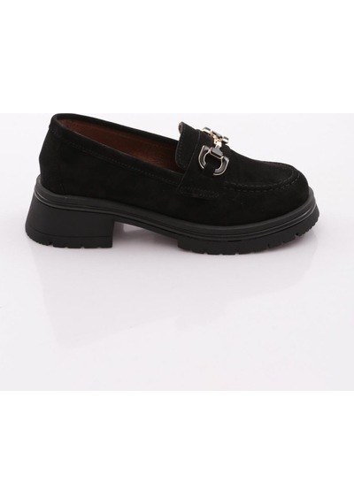Dgn 5587 Kadın Loafer Ayakkabı Siyah