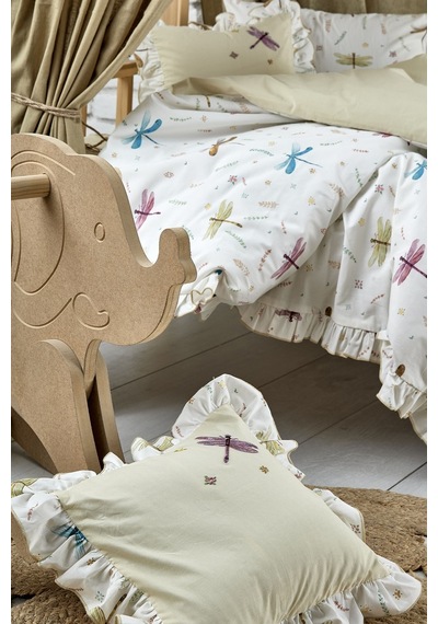 Ecocotton Nina Bebek Nevresim Seti Baskılı 100 x 150