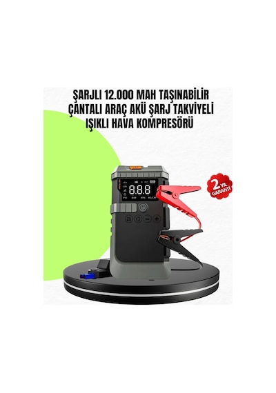 4 Ü 1 Arada Powerbank Özellikli Araç Akü Şarj Takviye Cihazı Diğer