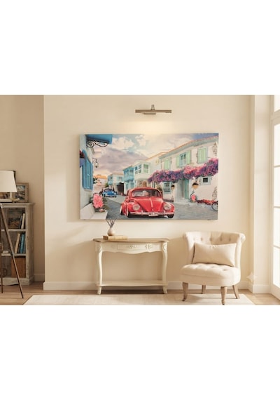 Tablo 60x90 Cm Büyük Boy Kafe Ve Salon Hediyelik Duvar Aksesuarı Açık Ahşap