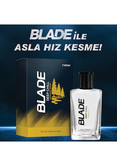 Blade Deep Chill Erkek Parfüm EDT 70 ML + Deep Chill Erkek Sprey Deodorant 3 x 150 ML Blade Deep Chill Erkek Parfüm EDT 70 ML + Deep Chill Erkek Sprey Deodorant 3 x 150 ML