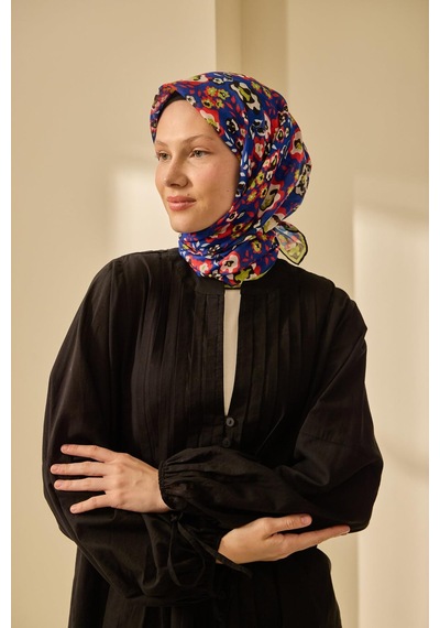 Silk Home Soft Eşarp 73090-15 Saks, Sarı, Turuncu, Bebe Mavi, Ekru