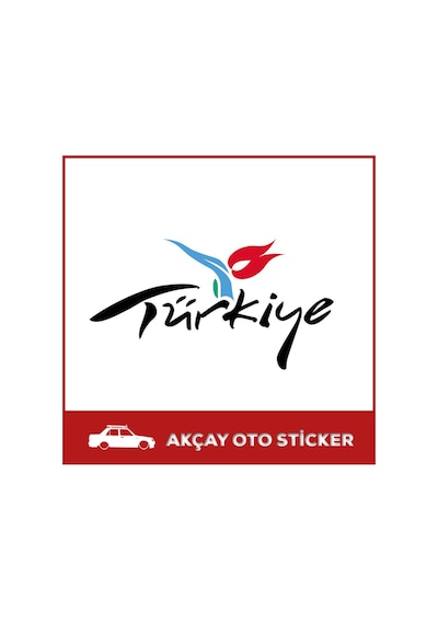 Türkiye Sticker Türkiye Yazı Sticker Araba Sticker Oto Sticker