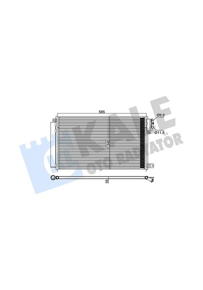 Klima Radyatörü - Fiat Doblo, Mito - Kale-347315