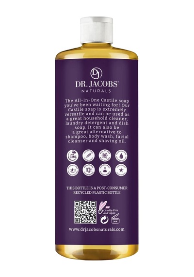 Dr. Jacobs Naturals Lavanta Özlü Çok Amaçlı Bitkisel Kastil Sabun 946ml