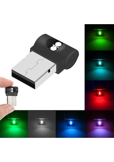 Spelt Sensörlü Renk Değiştirebilen Renkli Usb Lamba Usb-a Aydınlatma Dekoratif Mini Led Işık Rgb