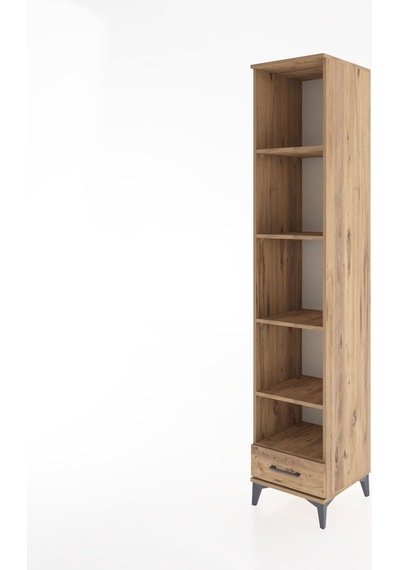 Hyperion Dolap 5 Raflı Tek Çekmeceli 44x44x221 Çam-çam Çam