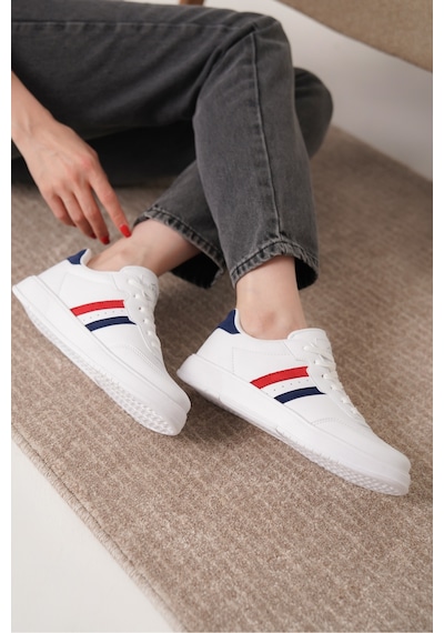 Daxtors Daxors D163 Günlük Ortopedik Kadın Sneaker Spor Ayakkabı Kırmızı