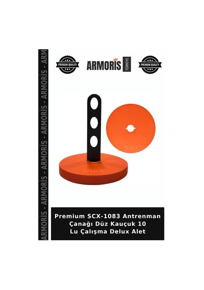 Premium Scx-1083 Antrenman Çanağı Düz Kauçuk 10 Lu Çalışma Delux Alet Çok Renkli