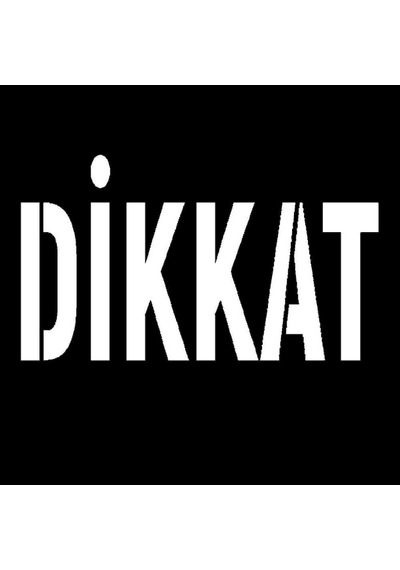 Dikkat Sembolü Boyama Şablonu Alüminyum Otopark Boya Şablonu 100x100 Cm