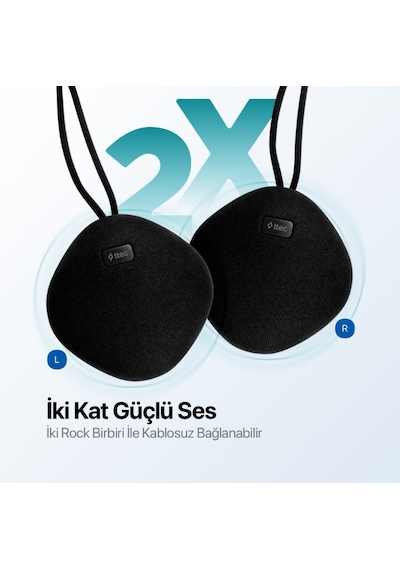 Ttec Bluetooth Hoparlör Ses Bombası Rock Ipx7 Dereceli Suya Ve Toza Dayanıklı Taşınabilir Hoparlör