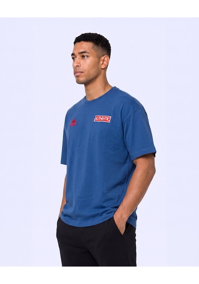 Kappa Authentic Oyster Tur Erkek Dark Tone Oversize Tişört