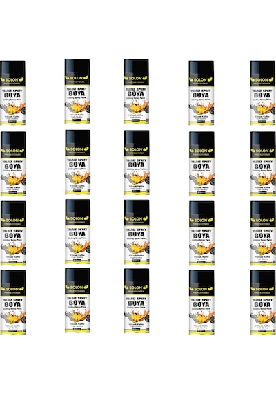 20 Adet 1 Koli Akrilik Altın Yaldız Sprey Boya 400 Ml.