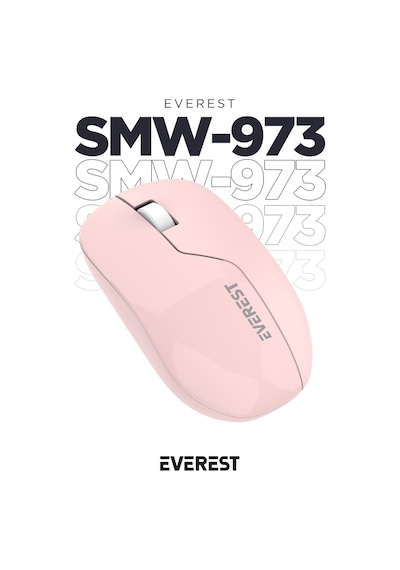 Everest Smw-973 Usb Pembe 2.4ghz Kablosuz Mouse