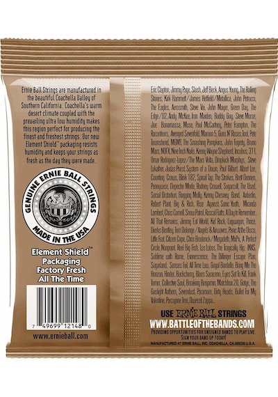 Ernie Ball P02148 11-52 Akustik Gitar Teli Super Slinky Bronze