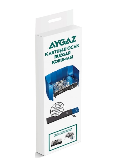 Aygaz Kartuşlu Ocak Rüzgar Koruması - Mavi