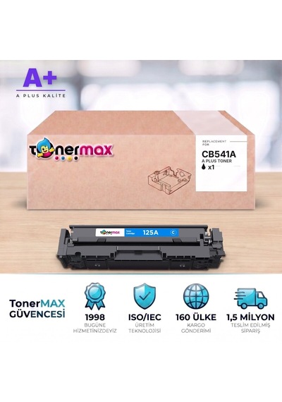 Hp 125a Cb541a Mavi Uyumlu Toner A Plus / Color Laserjet Cp1215 / Cp1515 / Cm1312