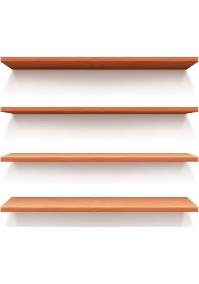 Gizli Raf Tutucu 14 Cm X 8 Mm, İki Takım Krom
