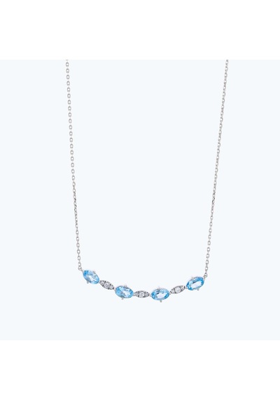 Altınbaş Pırlanta Mavi Topaz Oval Kolye Pnf030btk14-1