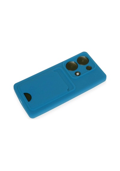 Newface - 191 - Xiaomi Redmi Note 13 Pro 4g Kılıf Kelvin Kartvizitli Silikon - Csmo-tex - - Mavi