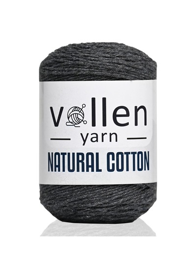 100gr/200mt Premıum Doğal Koton Amıgurumi Ve Punch Ipi,tığ Işi El Örgü Ipi,gri