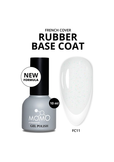 Momo Professional French Cover Rubber Base Coat Fc11 10 Ml