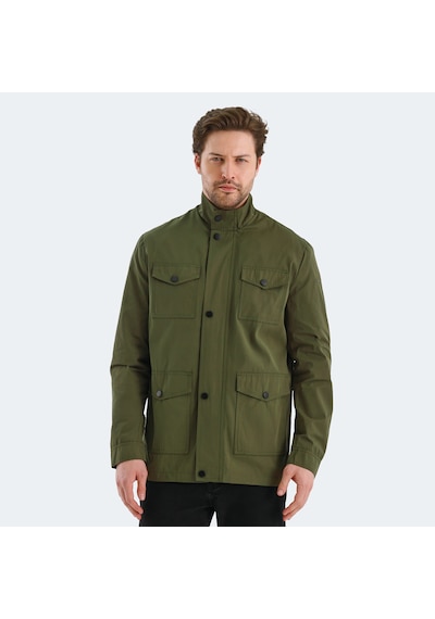 Slazenger BROOKS Erkek  Yeşil Mont & Kaban