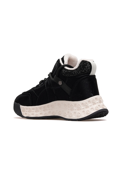 Guja Kadın Deri Kürklü Sneaker Bot 25k 25k316 Z Siyah Siyah