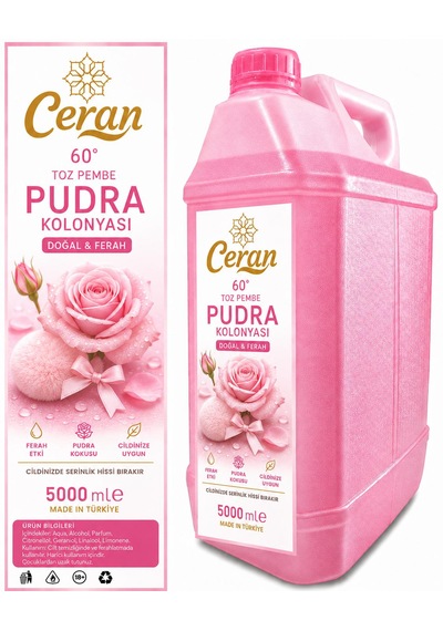Pudra Kolonyası Toz Pembe 5 Litre