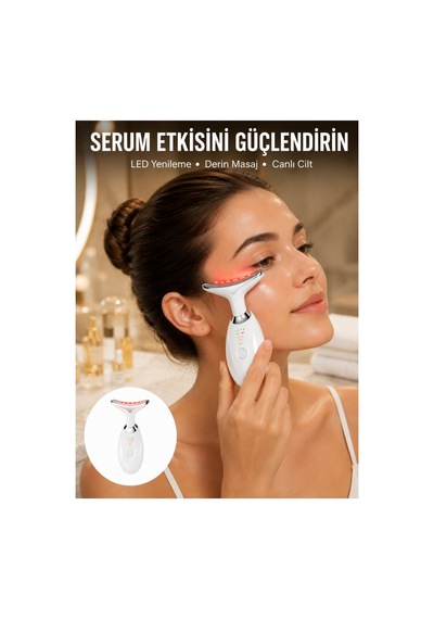 7 Renkli Led Cilt Yenileyici Masaj Ve Bakım Cihazı Yeni Nesil - Hs08373487-2984 Renkli