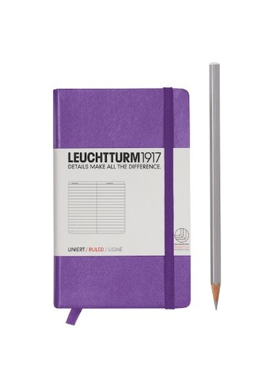 Mor Çizgili Defter Çok Renkli