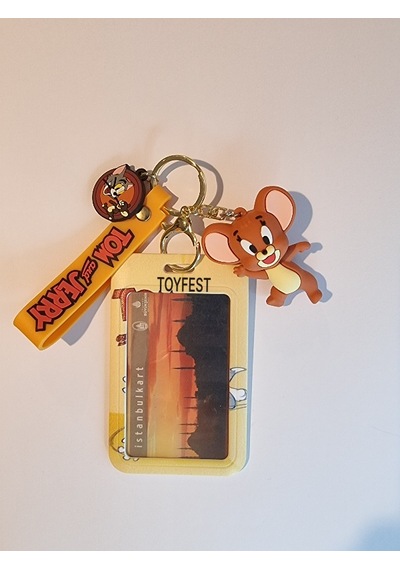 Toyfest Tom&jerry - Jerry Fare Figürlü Yumuşak Silikonlu Anahtarlık